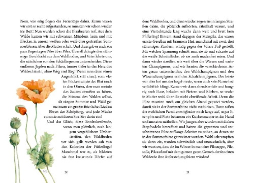 Buchcover und Innenansicht für das Buch: Und die Seele blüht auf
