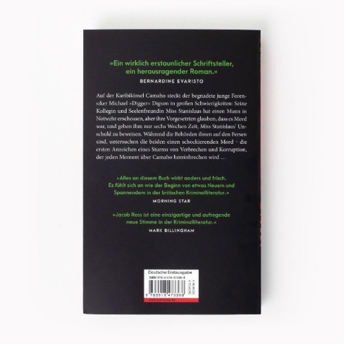 Buchcover und Innenansicht für das Buch: Black Rain Falling