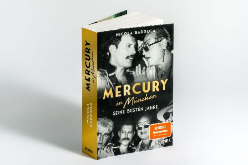 Buchcover und Innenansicht für das Buch: Mercury in München