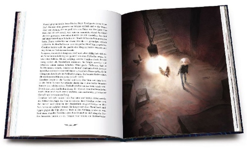 Buchcover und Innenansicht für das Buch: Coraline