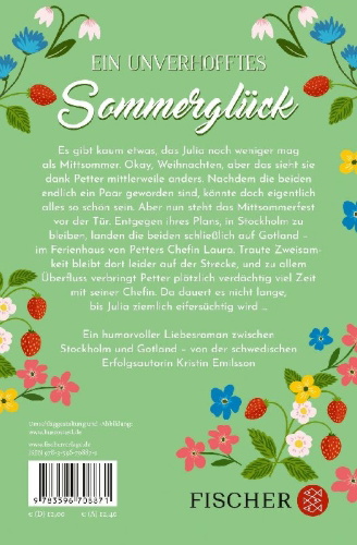 Buchcover und Innenansicht für das Buch: Juli enligt Julia