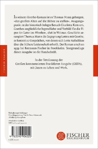 Buchcover und Innenansicht für das Buch: Lotte in Weimar