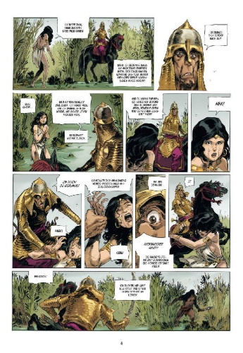 Buchcover und Innenansicht für das Buch: Conan der Cimmerier: Schatten im Mondlicht