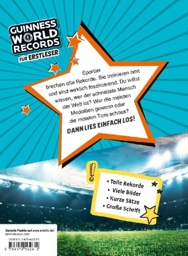 Buchcover und Innenansicht für das Buch: Guinness World Records - Sport