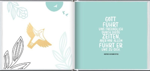 Buchcover und Innenansicht für das Buch: Was ich dir wünsche zur Konfirmation