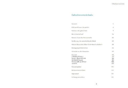Buchcover und Innenansicht für das Buch: Airfryer Balance - Bauchfett genussvoll reduzieren