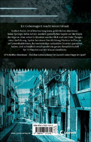 Buchcover und Innenansicht für das Buch: SPY (Band 5) - Das Lissabon-Experiment