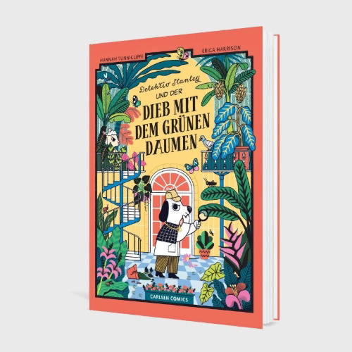 Buchcover und Innenansicht für das Buch: Detective Stanley and the Green Thumbed Thief