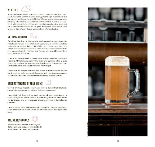Buchcover und Innenansicht für das Buch: Beer Hiking Berlin