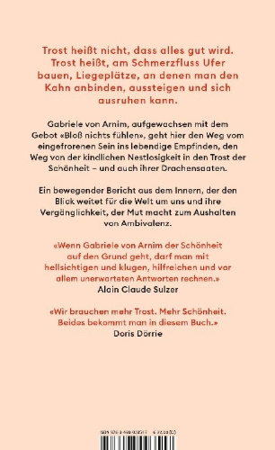 Buchcover und Innenansicht für das Buch: Der Trost der Schönheit