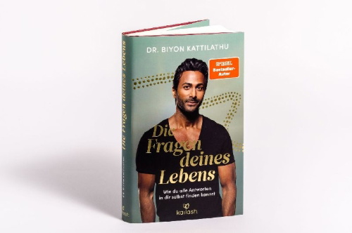 Buchcover und Innenansicht für das Buch: Die Fragen deines Lebens