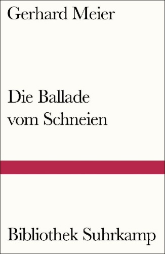 Buchcover und Innenansicht für das Buch: Die Ballade vom Schneien