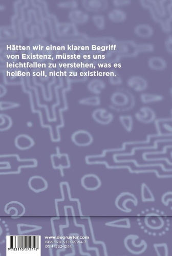 Buchcover und Innenansicht für das Buch: Existenz