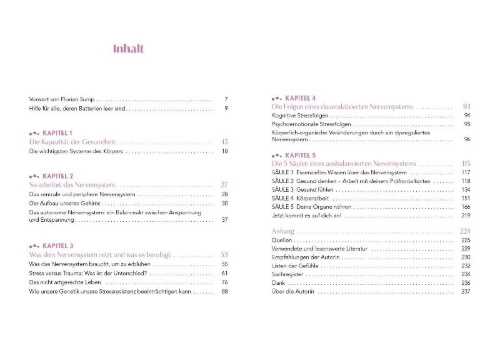 Buchcover und Innenansicht für das Buch: Neustart fürs Nervensystem