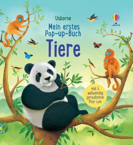 Buchcover und Innenansicht für das Buch: Mein erstes Pop-up-Buch: Tiere