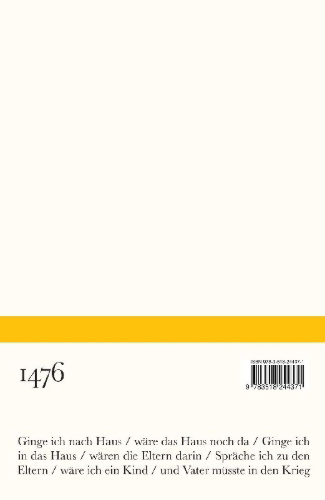 Buchcover und Innenansicht für das Buch: Gedichte