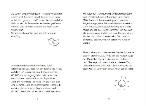 Buchcover und Innenansicht für das Buch: Ein Glückskeks für dich