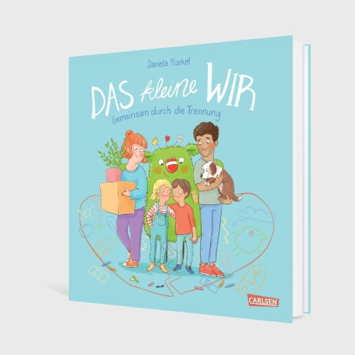 Buchcover und Innenansicht für das Buch: Das kleine WIR | Gemeinsam durch die Trennung