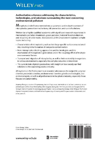 Buchcover und Innenansicht für das Buch: Microplastics in the Environment