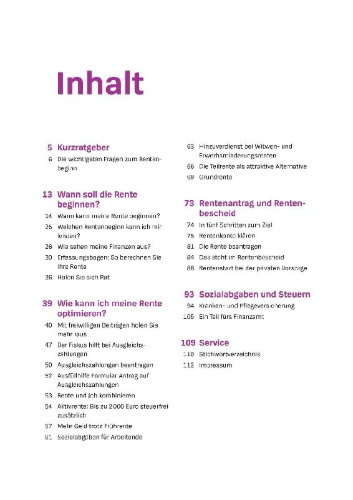 Buchcover und Innenansicht für das Buch: Das Renten-Set