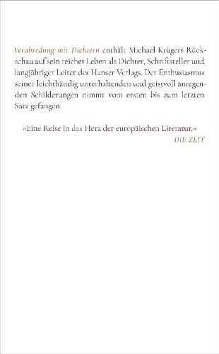 Buchcover und Innenansicht für das Buch: Verabredung mit Dichtern