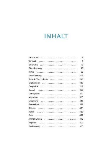 Buchcover und Innenansicht für das Buch: Terra Incognita. 100 Maps to Survive the Next 100 Years