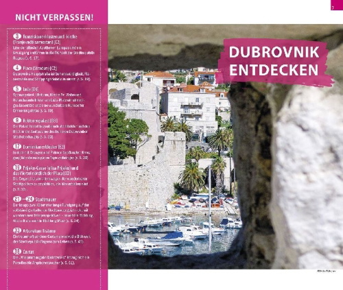 Buchcover und Innenansicht für das Buch: Reise Know-How CityTrip Dubrovnik