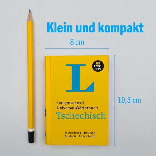 Buchcover und Innenansicht für das Buch: Langenscheidt Universal-Wörterbuch Tschechisch
