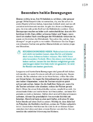Buchcover und Innenansicht für das Buch: Aktiv gegen Osteoporose