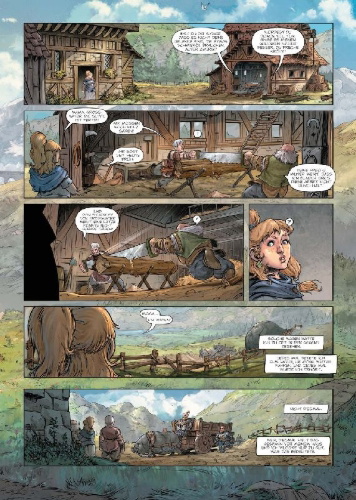 Buchcover und Innenansicht für das Buch: Die Saga der Zwerge. Band 20