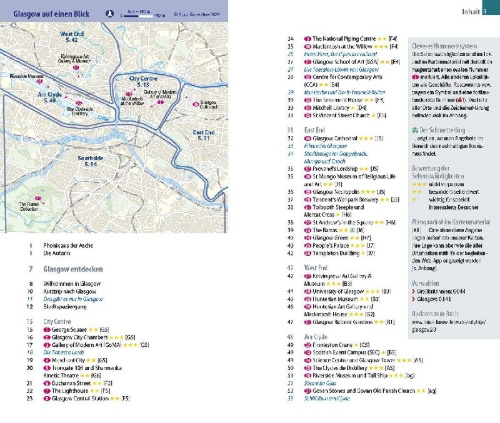 Buchcover und Innenansicht für das Buch: Reise Know-How CityTrip Glasgow