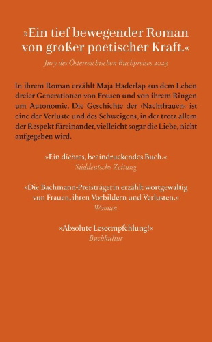 Buchcover und Innenansicht für das Buch: Nachtfrauen