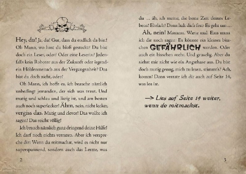Buchcover und Innenansicht für das Buch: Das kleine Böse Buch 3