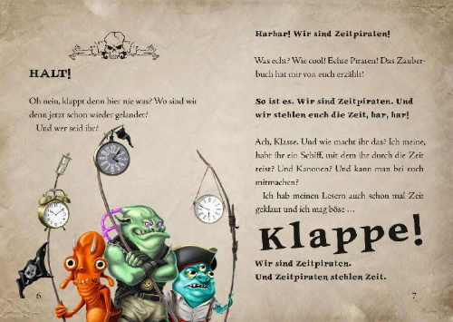 Buchcover und Innenansicht für das Buch: Das kleine Böse Buch 3