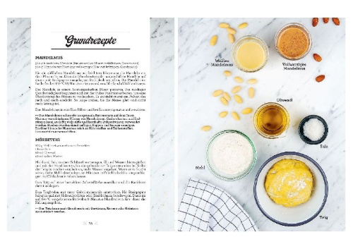 Buchcover und Innenansicht für das Buch: Plats vegan en 4 Ingrédients