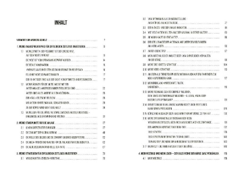 Buchcover und Innenansicht für das Buch: Erfolgreich zeitlos investieren