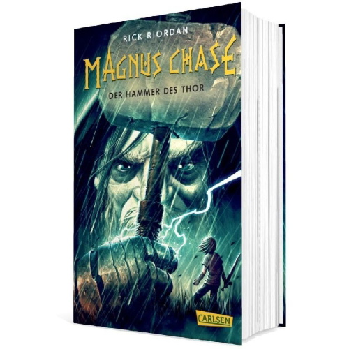 Buchcover und Innenansicht für das Buch: Magnus Chase and the Gods of Asgard: The Hammer of Thor