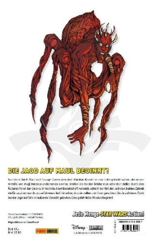 Buchcover und Innenansicht für das Buch: US-Star Wars: The Sith Hunters