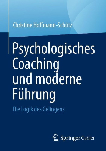 Buchcover und Innenansicht für das Buch: Psychologisches Coaching und moderne Führung