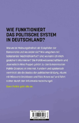 Buchcover und Innenansicht für das Buch: Endlich Politik verstehen