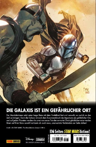 Buchcover und Innenansicht für das Buch: US-Star Wars: The Mandalorian Sason 2 #1-#4