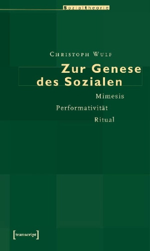 Buchcover und Innenansicht für das Buch: Zur Genese des Sozialen