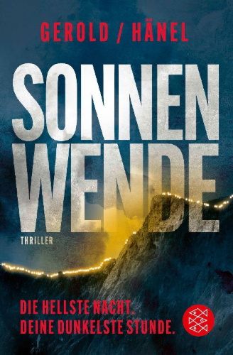 Buchcover und Innenansicht für das Buch: Sonnenwende - Die hellste Nacht. Deine dunkelste Stunde