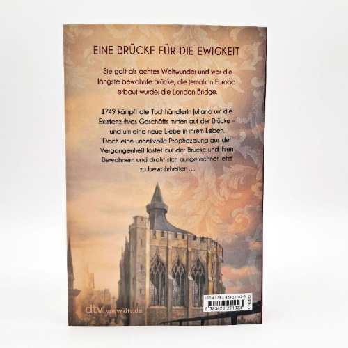 Buchcover und Innenansicht für das Buch: Die Brücke von London