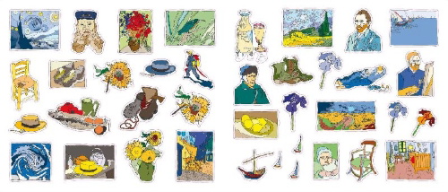 Buchcover und Innenansicht für das Buch: Vincent van Gogh