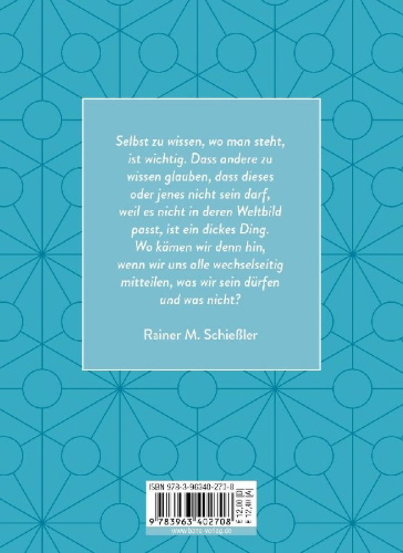 Buchcover und Innenansicht für das Buch: Sag, was du denkst. So lebt sichs leichter