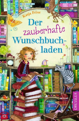 Buchcover und Innenansicht für das Buch: Der zauberhafte Wunschbuchladen 1