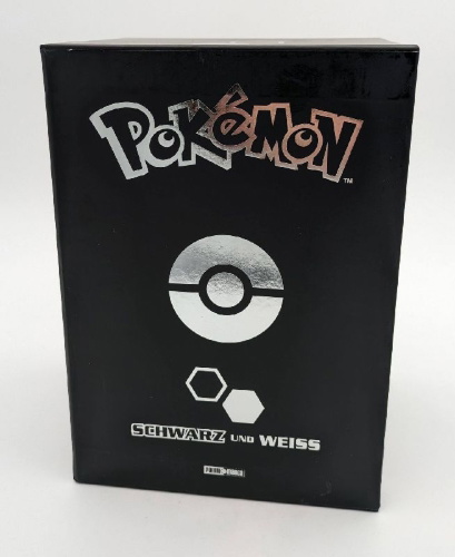 Buchcover und Innenansicht für das Buch: Pokémon Schwarz und Weiss (Schuber)