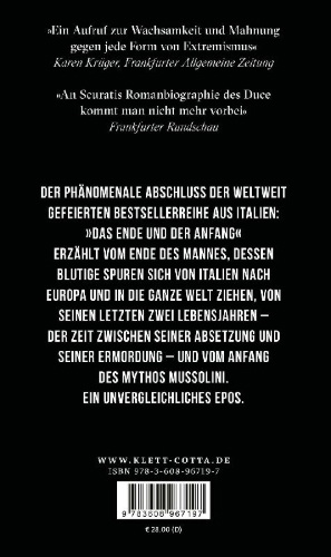 Buchcover und Innenansicht für das Buch: M. La fine e il principio