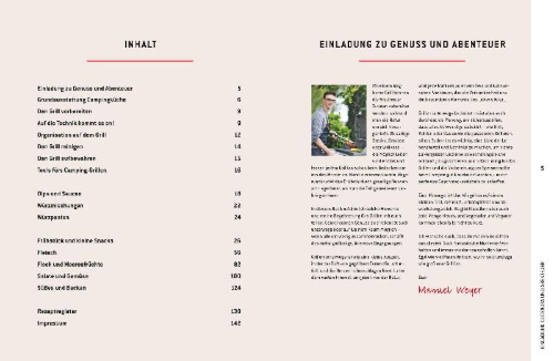 Buchcover und Innenansicht für das Buch: Weber's Camping Grillen